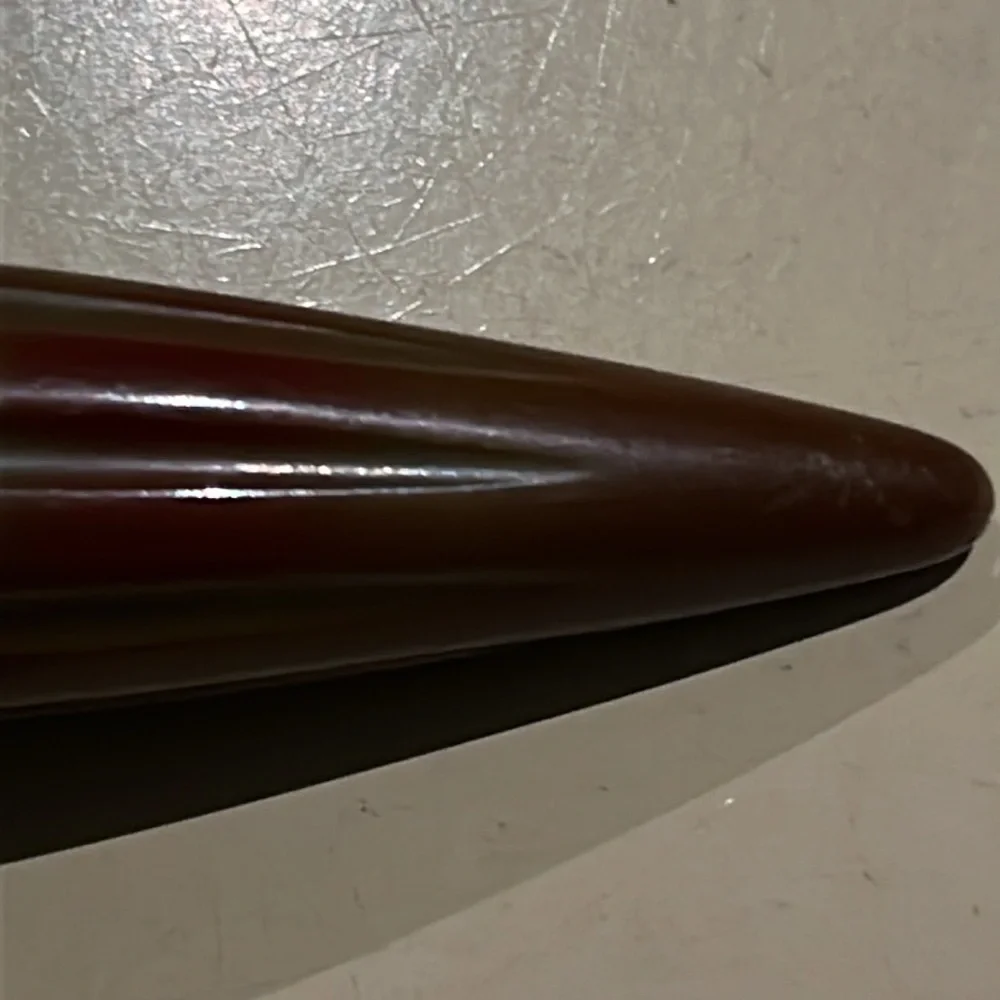 Vintage Art Deco Androck Stainless Ladle USA Brown Bakelite Bullet Handle 11.25